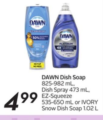 Sobeys Dawn dish soap offer
