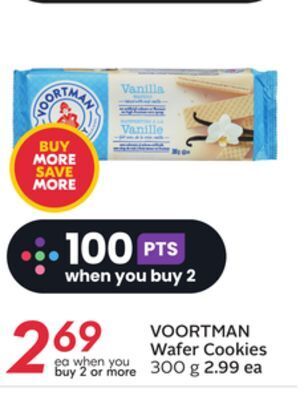 Sobeys Voortman wafer cookies offer