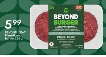 Sobeys Beyond meat plant-based burger offer