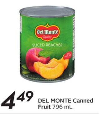 Sobeys Del monte canned fruit offer