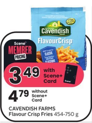 Sobeys Cavendish farms flavour crisp fries offer