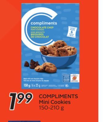 Sobeys Compliments mini cookies offer