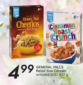Sobeys General mills retail size cereals offer