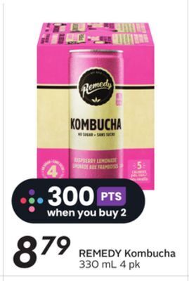 Sobeys Remedy kombucha offer