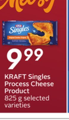 Sobeys Kraft singles process cheese product offer