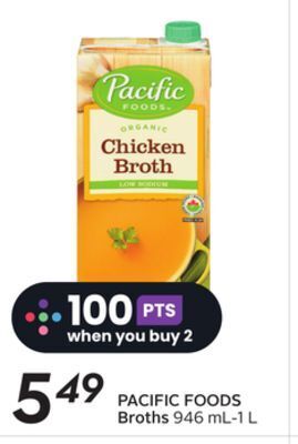 Sobeys Pacific foods broths offer
