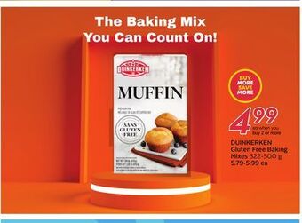 Sobeys Duinkerken gluten free baking mixes offer