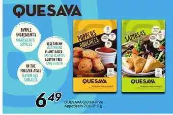 Sobeys Quesava gluten-free appetizers offer
