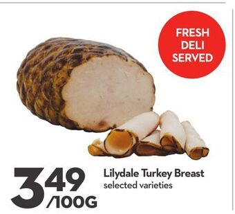 Longo's Lilydale turkey breast offer