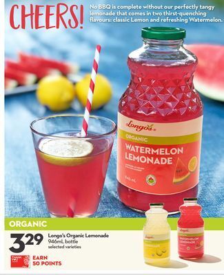 Longo's Longo's organic lemonade offer