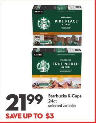 Longo's Starbucks k-cups offer