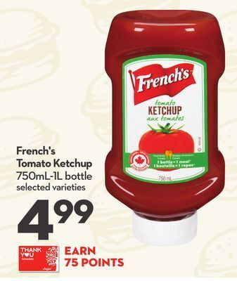 Longo's French's tomato ketchup offer