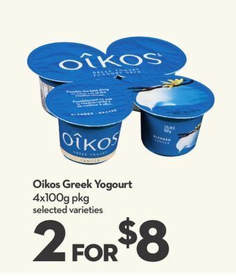 Longo's Oikos greek yogourt offer