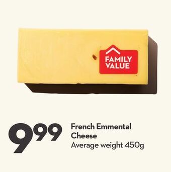 Longo's French emmental cheese offer
