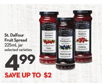Longo's St. dalfour fruit spread offer
