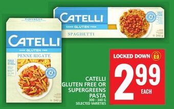Food Basics Catelli gluten free or supergreens pasta offer