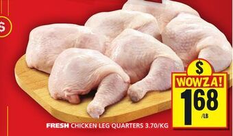 Food Basics Fresh chicken leg quarters offer