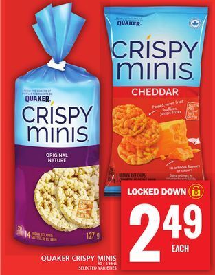 Food Basics Quaker crispy minis offer