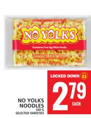 Food Basics No yolks noodles offer