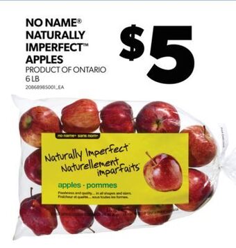 Real Canadian Superstore No name® naturally imperfect™ apples, 6 lb offer