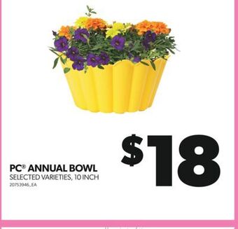 Real Canadian Superstore Pc® annual bowl, 10 inch offer