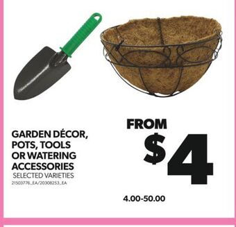 Real Canadian Superstore Garden décor, pots, tools or watering accessories offer