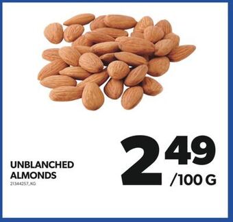 Real Canadian Superstore Unblanched almonds offer