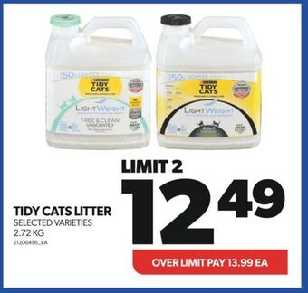 Real Canadian Superstore Tidy cats litter, 2.72 kg offer