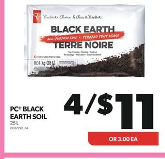 Real Canadian Superstore Pc® black earth soil, 25 l offer