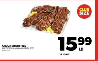 Real Canadian Superstore Chuck short ribs offer
