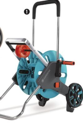 Canadian Tire Gardena hose reel cart with guide offer
