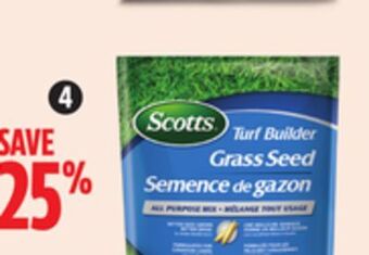 Canadian Tire Scotts turf builder all-purpose grass seed offer