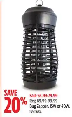 Canadian Tire Pic bug zapper offer