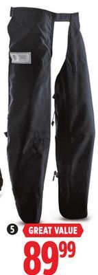 Canadian Tire Husqvarna safety chaps offer