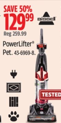 Canadian Tire Bissell powerlifter pet offer