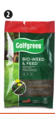 Canadian Tire Golfgreen bio-weed & feed lawn fertilizer offer