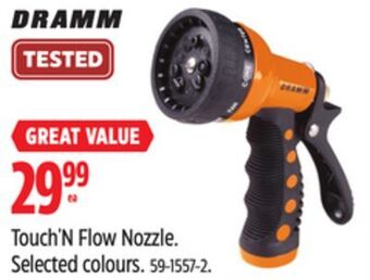 Canadian Tire Dramm touch'n flow nozzle offer