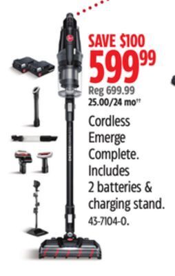 Canadian Tire Hoover cordless emerge complete offer