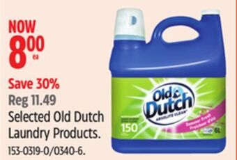 Canadian Tire Selected old dutch laundry products offer