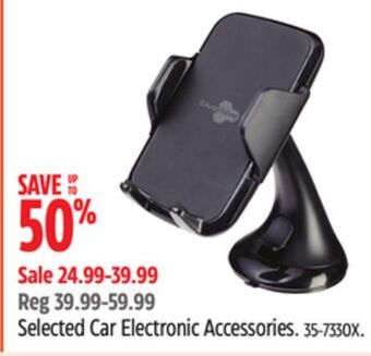 Canadian Tire Bluehive selected car electronic accessories offer