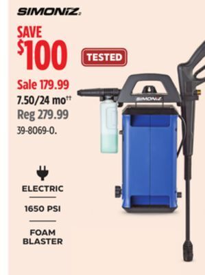 Canadian Tire Simoniz foam blaster offer