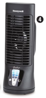 Canadian Tire Honeywell quietset mini tower desk fan, 4-speed offer