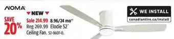 Canadian Tire Noma elodie 52˝ ceiling fan offer