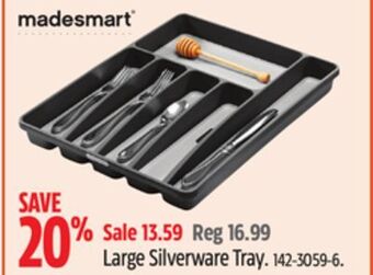Canadian Tire Madesmart large silverware tray offer