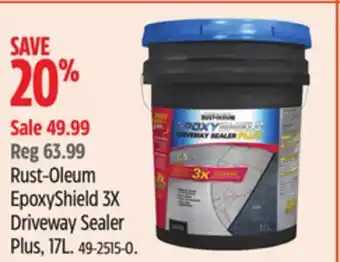 Canadian Tire Epoxyshield rust-oleum epoxyshield 3x driveway sealer plus offer