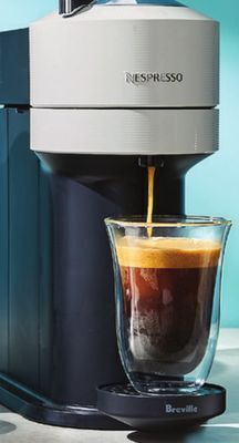 Walmart Nespresso vertuo next coffee and espresso machine by breville with aeroccino milk frother offer