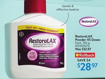 Restoralax powder 45 doses