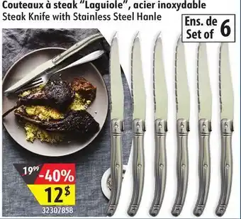 Sushi Shop Steak knife with stainless steel hanle offer