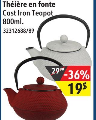 Sushi Shop Cast iron teapot offer