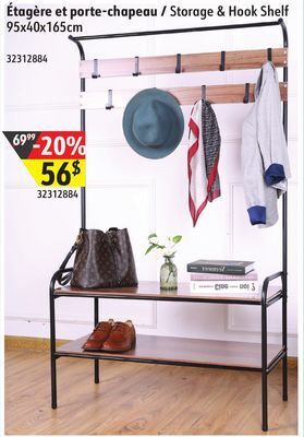 Sushi Shop Storage & hook shelf offer